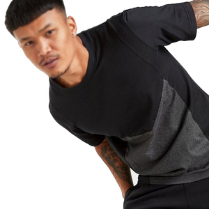 Venta al por mayor 100% algodón cuello redondo Camiseta para hombres peso pesado OEM ropa casual que absorbe la humedad de secado rápido Fitness estampado para uso en el gimnasio - Product Image 5