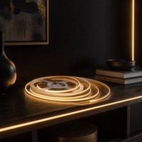 Bande LED COB intelligente à trois couleurs, dimmable, 608 perles, CRI élevé, certifiée CE, durée de vie de 50 000 heures, éclairage intérieur flexible