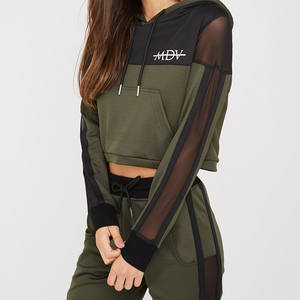 Sweat-shirt court à demi-zip 360g de qualité supérieure pour femme – Tendance unique et respirante - Product Image 6