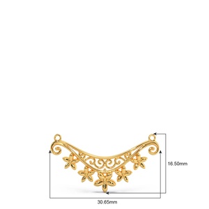 Pendentif ethnique Mangal Sutra en acier inoxydable plaqué or 14 carats avec un design minimaliste pour un usage quotidien, colliers de mariage pour femmes - Product Image 4