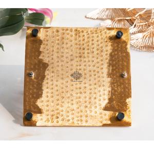 Indianartvilla ที่แขวนผ้าเช็ดปากสีทองพร้อมดีไซน์สำหรับผู้หญิง-เครื่องใช้บนโต๊ะอาหารขนาด7.4นิ้วหรูหราสำหรับตกแต่งบ้านของขวัญและโรงแรม - Product Image 5