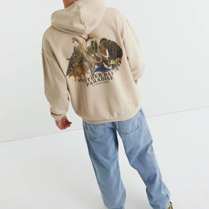 Sudadera con Capucha Estilo Retro Lavado para Hombre, Sudadera Informal de Estilo Urbano Vintage, Material Premium - Product Image 3