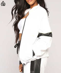 Conjunto de 2 piezas de ropa informal al por mayor chándal cortavientos trajes transpirables chándal con cremallera cortavientos ropa de verano - Product Image 4