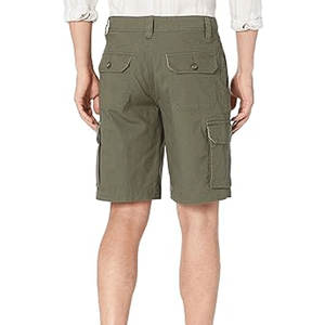 Meilleure vente Short cargo respirant à séchage rapide pour hommes 100% coton Style décontracté avec motif solide Logo personnalisable - Product Image 2
