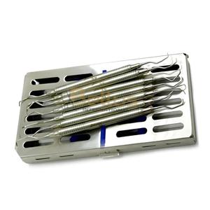 Juego de curetas profesionales Gracey, Kit de sonda exploradora periodontal, escalador Dental, instrumentos de higiene de acero inoxidable - Product Image 1