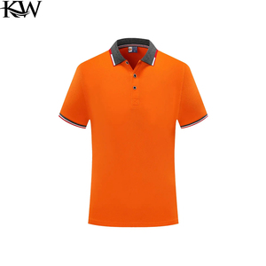 เสื้อโปโลแขนสั้นคอปกสีทึบสำหรับผู้ชาย, เสื้อโปโลกลางแจ้งลำลองใส่ทุกวันมีกระดุม13สีฤดูร้อน - Product Image 4