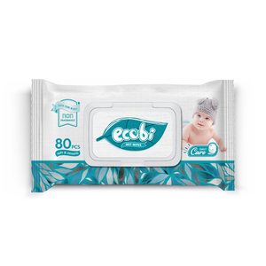 Toallitas Húmedas para Bebé Ecobi, 100% Tejido No Tejido Spunlace, Hipoalergénicas y Suaves para la Piel Delicada, Paquete de Limpieza para el Hogar de 80 Piezas - Product Image 6
