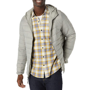 Chaqueta de Invierno Corta Negra para Hombre, Ligera, Abrigada, con Cuello Alto, Servicio OEM - Product Image 3