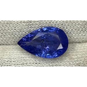 Tanzanita Natural de Primera Calidad, Gema Suelta con Corte de Pera para Joyería de Diseño, de Fabricante y Proveedor Indio - Product Image 4