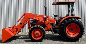 TRACTOR GRANJA KUBOTA M7060 70HP DE CALIDAD ORIGINAL CON CARGADOR FRONTAL para VENDER - Product Image 6