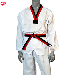 Uniforme de Taekwondo de colores sólidos hecho profesional para hombres uniforme de Taekwondo de nuevo diseño gran oferta uniforme de Taekwondo - Product Image 1