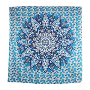 Tenture murale psychédélique personnalisée, imprimé bohème Mandala, grande tapisserie - Product Image 1