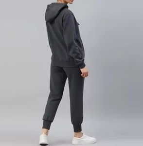 2026 Custom Logo Sportswear Sweatsuit Workout Fitness <b>Fleece</b> Plus Size Sweatshirt and Sweatpants <b>Jogger</b> Sets Tracksuit for <b>Women</b> - Product Image 3