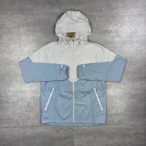 Chándal Cortavientos con Capucha de Secado Rápido para Invierno, Chaqueta con Cremallera y Pantalones, Ropa Deportiva Ligera y Duradera para Correr y Senderismo, Color Sólido - Product Image 3