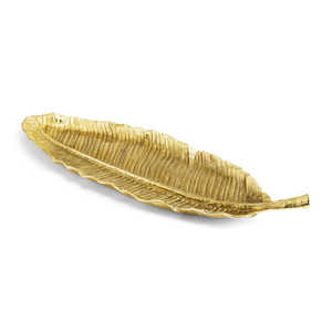 ชามออกแบบลายใบไม้สำหรับตกแต่งบ้านและเสิร์ฟสำหรับการตกแต่งทุกประเภทและทุกโอกาสที่ทำจากโลหะ - Product Image 2