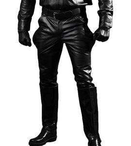 กางเกงผู้ชายหนังวัวแท้กันลม, กางเกงผ้าควิลท์หนังวัวแท้ - Product Image 1