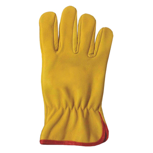 Guante de conducción de cuero de alta calidad 2025, guante de conducción de cuero de piel de vaca duradero cálido para invierno, guantes de protección de manos para hombres - Product Image 4