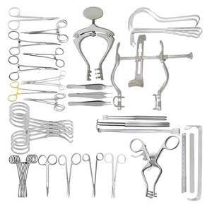 ชุดเครื่องมือผ่าตัดทำ laparotomy สำหรับเด็กจำนวน51ชิ้นทำจากสเตนเลสสตีลคู่มือคุณภาพสูงน้ำหนักเบาผ่านการรับรอง CE - Product Image 3