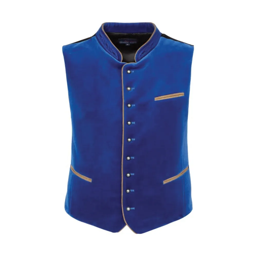 Latest Design Velvet Vest For Men Traditional Bavarian Vest German Trachten Oktoberfest Latest Design Vest For Me