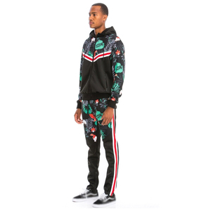 Nouvelle arrivée pour hommes pour la saison d'hiver Ensemble de survêtements confortables en tissu respirant avec manches complètes imprimées Technics - Product Image 2