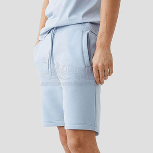 Pantalones Cortos Personalizados para Hombre - Tela de Lona, Algodón y Poliéster, Secado Rápido, Cintura Media, Cierre con Cordón, Diseño Sólido, Colores Personalizables - Product Image 4