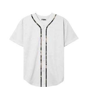 Maillot de baseball/softball respirant, séchage rapide, antibactérien, 100 % polyester, haute qualité, grandes tailles, logo personnalisé imprimé - Product Image 5