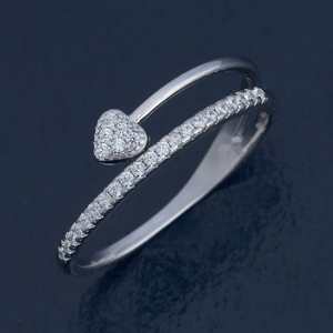 Bague en argent 92,5 avec zircon plaqué rhodium et finition platine, bijoux fins pour un usage quotidien - 180945 - Product Image 1