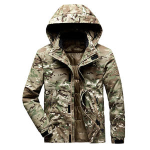 Veste tactique de chasse isolée personnalisée en gros, à capuche chauffante d'extérieur, imperméable, respirante, softshell, coupe-vent - Product Image 3