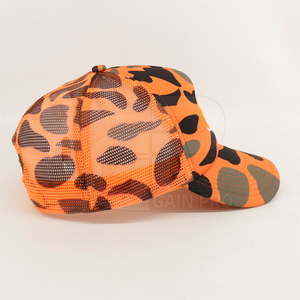 Sombrero de camionero con logotipo bordado de alta calidad Sombrero trasero de malla personalizado para promociones Sombrero de camionero de malla de último diseño - Product Image 6