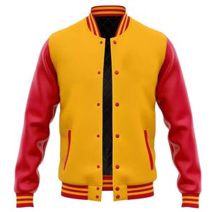 Chaqueta Universitaria OEM con Logotipo Personalizado, Última Moda, Alta Calidad, Unisex, Chaqueta Universitaria Elegante 2026 - Product Image 1