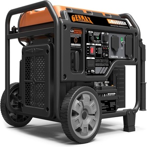 Generador inversor portátil GENMAX nuevo de 6000W, de marco abierto, a gasolina, con motor de alta velocidad y arranque eléctrico. - Product Image 1