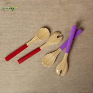 Handcrafted <b>Bamboo</b> Spoon & Fork <b>Set</b> - Natural Elegance for Modern Living - Product Image 1