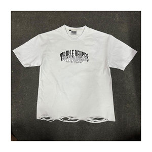 เสื้อยืดสำหรับผู้ชายขนาดใหญ่น้ำหนักเบา100% ผ้าฝ้ายออร์แกนิกออกแบบลายกราฟิกได้ตามต้องการ - Product Image 1