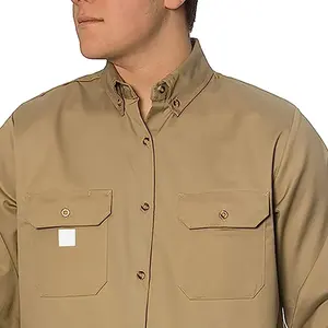 Chemise cargo pour hommes, top vente, chemise respirante anti-rides à prix réduit, chemises anti-rides pour hommes de qualité supérieure - Product Image 3