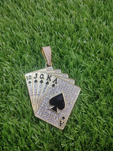 จี้เพชรโมอิสซาไนต์ VVS แบบสั่งทำพิเศษ ประดับเพชรเต็มตัว สไตล์ฮิปฮอป ชุบทองบนเงินแท้ 925 ราคาจากผู้ผลิตในอินเดียโดยตรง - Product Image 4