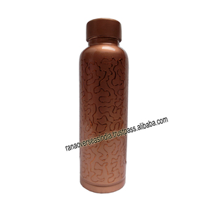 Usine En Gros De Luxe Et De Fantaisie Pur Cuivre Bouteille D'eau De Voyage Bouteille D'eau À Vendre Au Meilleur Prix Abordable - Product Image 1
