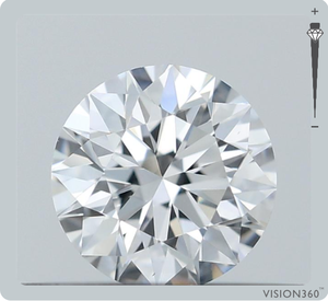 Aniva pour diamant naturel certifié de 0,33 carat, couleur D, clarté VS2, taille brillant rond, diamant non monté pour la fabrication de bijoux en diamant - Product Image 1