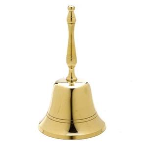 Campana de mano de latón pulido, gran oferta, campana de pared lateral con acabado antiguo de Metal a la venta, decoración de pared de habitaciones de hogar y hoteles, venta al por mayor - Product Image 4