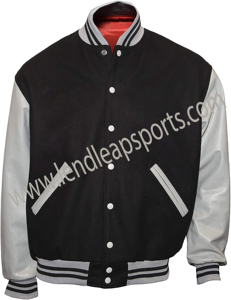 Chaqueta de béisbol de manga larga personalizada al por mayor para hombre, últimos diseños, cuello levantado de secado rápido, variedades lisas en blanco - Product Image 2