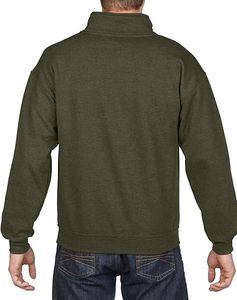 Sudadera de Jersey de gran tamaño personalizada para hombre de talla grande 1/4 con cremallera de medio cuarto logotipo frontal de algodón 350-400 Gms de peso - Product Image 4