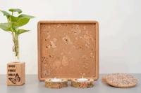 Lot de 3-Cadeaux d'affaires et promotionnels Granco Cork Mac Book Sleeve Passeport Holder Cork Wallet Disponible au meilleur prix