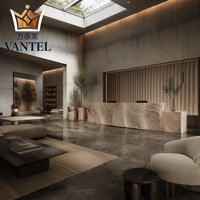 Vantel Luxus-Hotelmöbel für Gewerbe mit Lobby-Empfangssofa, Loungesessel, Couchtisch, Maßgeschneiderte Lösungen
