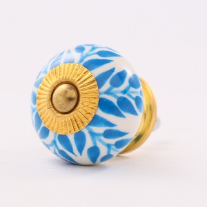 Kak — boutons de tiroirs en céramique Turquoise, fait à la main de qualité supérieure, pour commode, armoire de cuisine, poignées de porte, vente en gros - Product Image 2