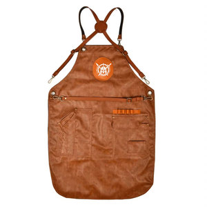 Fireproof Comfortable Safety Clothing Customizable Fabric <b>Aprons</b> Front <b>Pockets</b> <b>With</b> 100% Leather Fabric - Product Image 1