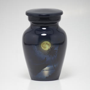 โกศเหมาะอย่างยิ่งสำหรับการเก็บขี้เถ้าส่วนเล็กๆของคนที่คุณรักมอบความสะดวกสบายและความทรงจำที่ทำจากโลหะ - Product Image 1