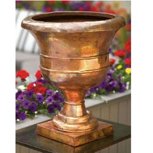 Elegante cubo de hielo de Metal grande niquelado de latón con soporte martillado enfriador de vino fiestas tamaños personalizados Barware decoración de almacenamiento - Product Image 5