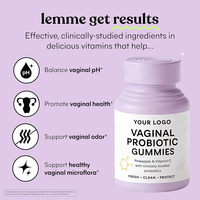 Gummies Probiotiques Vaginales pour Adultes, Soin Intime Quotidien, Soutien Immunitaire, Santé Digestive, Osseuse et Articulaire, Certifiées GMP - Meilleures Ventes