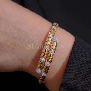 Pulsera de Lujo Italiana con Zirconia, Certificada por IGI, de Plata Esterlina 925, Joyería Moderna para Mujer, Regalo para Fiesta - Product Image 3