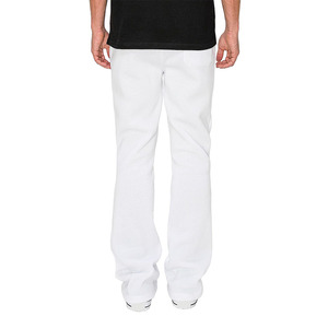 Pantalons évasés élégants pour hommes, forme rétro du bas, avec un ajustement confortable pour un usage quotidien, pantalons évasés à jambes larges pour hommes - Product Image 3