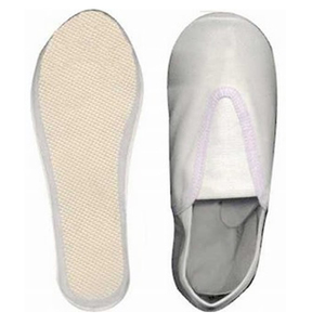 Zapatillas de deporte suaves unisex con logotipo personalizado zapatos de baile de gimnasia de cuero genuino con plantilla plana de invierno y suela de goma ligera - Product Image 3